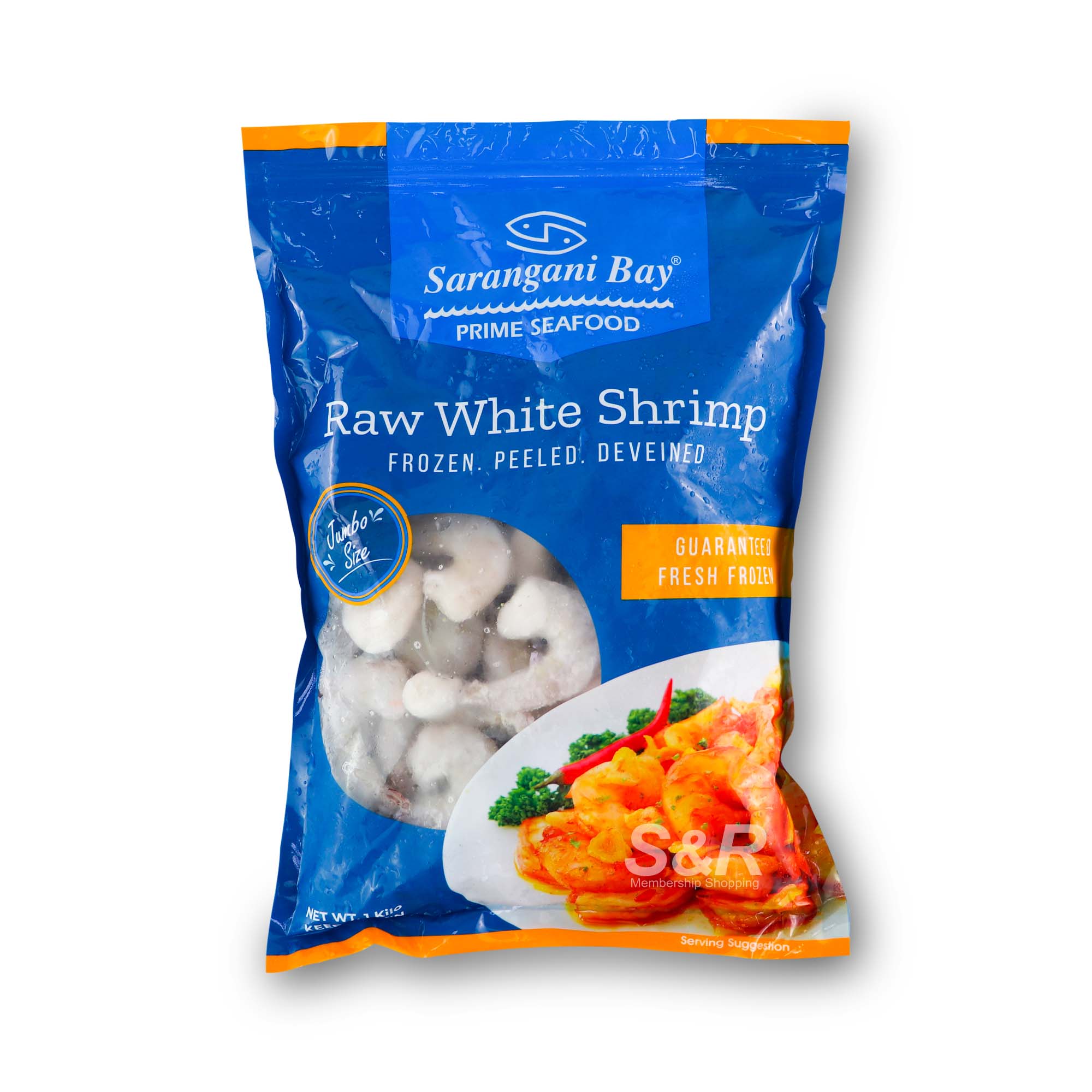 Sarangani Bay Jumbo Raw White Shrimp 1kg